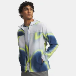 Under Armour Velociti Storm  Laufjacke Herren - blau, mehrfarbig