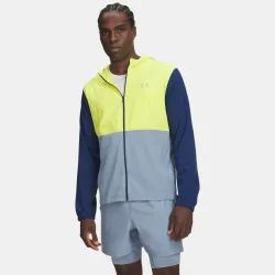 Under Armour Velociti Hooded  Laufjacke Herren - blau, mehrfarbig