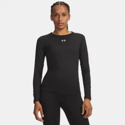 Under Armour ColdGear Crew Longsleeve Damen - schwarz, weiß