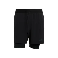 adidas D4T 2in1 Shorts Herren - schwarz