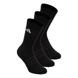 adidas Essentials Crew 3P Tennissocken Unisex - schwarz