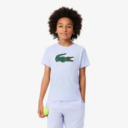 Lacoste T-Shirt Kinder - hellblau, grün