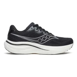 Saucony Ride 19 wide Neutralschuh Herren-schwarz, silber