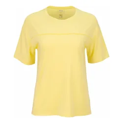 Fila Lilou T-Shirt Damen - zitronengelb