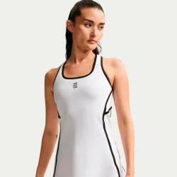 Nike Court Dri - Fit Advantage Kleid Damen weiß