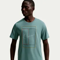Nike Court Heritage T - Shirt Herren salbei, grau