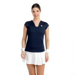 BIDI BADU Crew 2.0 V-Neck T-Shirt Damen-dunkelblau