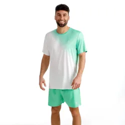 BIDI BADU Crew 2.0 T - Shirt Herren grün, weiß