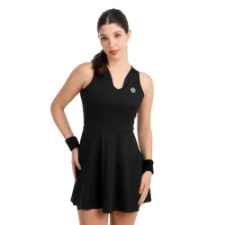 BIDI BADU Crew V - Neck Kleid Damen schwarz