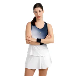 BIDI BADU Crew Racerback Tank - Top Damen dunkelblau, weiß