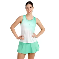 BIDI BADU Crew Racerback Tank - Top Damen grün, weiß