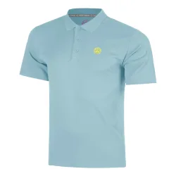 BIDI BADU Solid Polo Herren-petrol