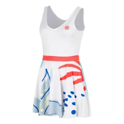 BIDI BADU Hey Laguna Kleid Damen-weiß, mehrfarbig