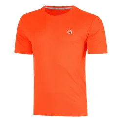 BIDI BADU Solid T-Shirt Herren-koralle