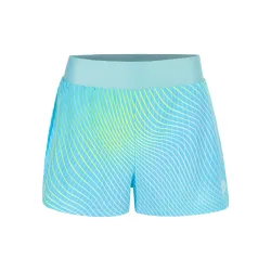 BIDI BADU Out of Control 2in 1 Shorts Mädchen - hellblau, neongelb