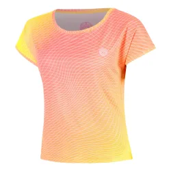 BIDI BADU Out of Control Capsleeve T-Shirt Damen-pink, neongelb