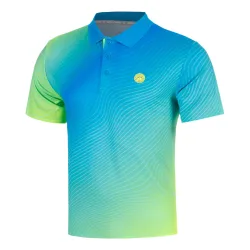 BIDI BADU Out of Control Polo Herren-blau, neongelb