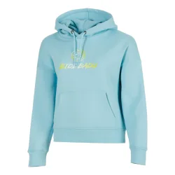 BIDI BADU Out of Control Logo Hoody Damen - blau
