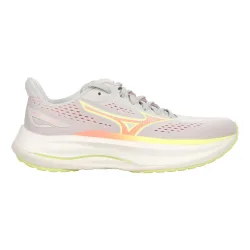Mizuno Wave Inspire 22  Stabilitätsschuh Damen - hellgrau, neongelb