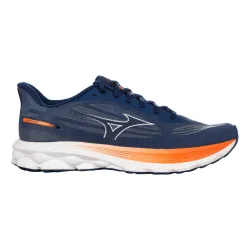 Mizuno Wave Skyrise 7  Neutralschuh Herren - dunkelblau, koralle