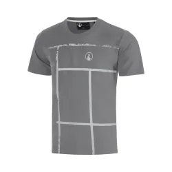 Quiet Please Crush Court T-Shirt Jungen-dunkelgrau, hellgrau