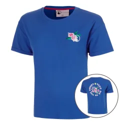 Quiet Please Crush TMTTC T-Shirt Damen-blau, weiß