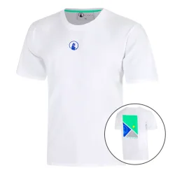 Quiet Please Crush T - Line Shirt Herren weiß, blau