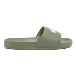 Lacoste Serve Badelatschen Herren - khaki, weiß