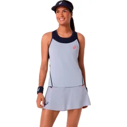 ASICS Match Tank - Top Damen blaugrau