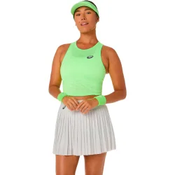 ASICS Match Jacquard Crop Tank - Top Damen limette
