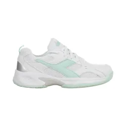 Diadora S. Challenge 6 Allcourtschuh Kinder - weiß, grün