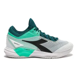 Diadora Speed Blushield Fly 5 Allcourtschuh Herren - petrol, schwarz