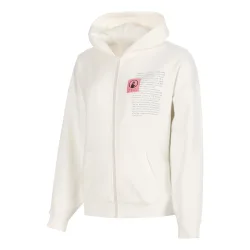 Quiet Please Thoughts Patch Oversize Sweatjacke Damen