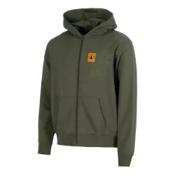 Quiet Please Thoughts Patch Loose Fit Sweatjacke Herren