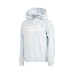 Quiet Please Confidence Loose Fit Hoody Kinder - hellblau