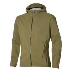 Mizuno Trail Waterproof 20K  Laufjacke Herren - oliv