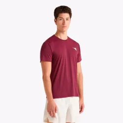 Diadora Icon T-Shirt Herren - weinrot