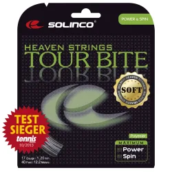 Solinco Tour Bite Soft Saitenset 12, 2m - Silber