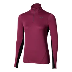 Mizuno Tech Thermal Charge Half Zip Laufshirt Damen-Lila