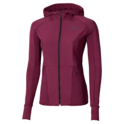 Mizuno Active Warmalite Hybrid Full Zip Laufshirt Damen-Lila