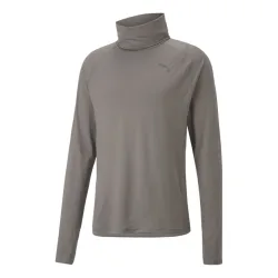 Puma Cloudspun High Neck Longsleeve Herren-Grau