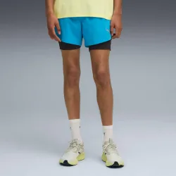 Puma Ultraweave 2in1 5in Laufshorts Herren-Blau