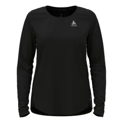Odlo Zeroweight Chill-Tec Langarm-Laufshirt für Damen - Trail Running, Running - schwarz, L