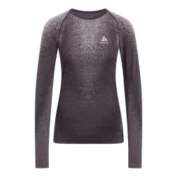 Odlo Blackcomb Base Layer Shirt für Damen - Skilanglauf, Ski & Snow - lila, XL