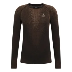 Odlo Blackcomb Base Layer Shirt für Herren - Skilanglauf, Ski & Snow - maron, S