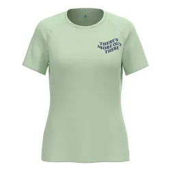 Odlo Essential Print Lauf-T-Shirt für Damen - Training, Running - grün, XS
