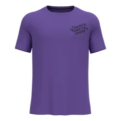 Odlo Essential Print Laufshirt Herren-Lila