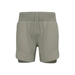 Odlo X-Alp Trail 6in 2in1 Laufshorts Herren-Grau