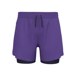 Odlo Zeroweight 5in 2in1 Laufshorts Herren-lila
