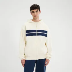 Ellesse Delenas Sweatjacke Herren - Creme, Dunkelblau